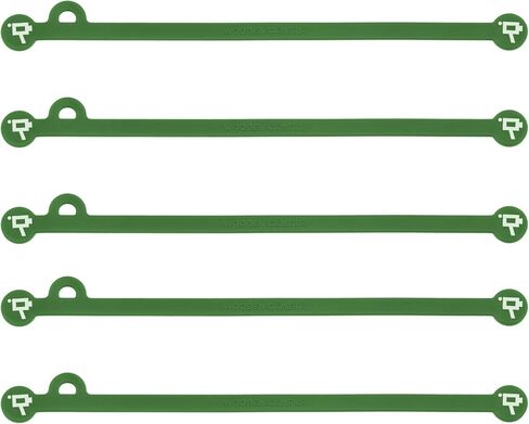 Wooden Camera Cine Magnetic Silicone Cable Ties, Cord Organizer, Set of 5 (Neon Orange, 175mm) in Saudi Arabia