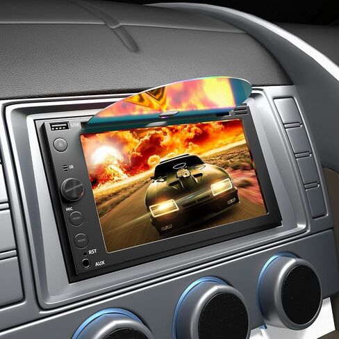 ستيريو سيارة مزدوج الدين مع مشغل أقراص CD/DVD، ستيريو سيارة بشاشة تعمل باللمس 7 بوصة مع Apple CarPlay وAndroid Auto، Bluetooth5.2، كاميرا احتياطية، وصلة مرآة، مضخم صوت، SWC، مضخم صوت، مستقبل راديو السيارة AM/FM in Saudi Arabia