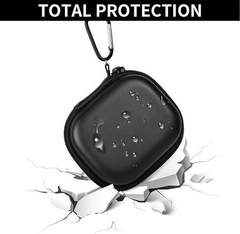 حافظة PAIYULE متوافقة مع سماعات الأذن Bose Ultra Open، حامل تخزين سماعات الأذن بمشبك لاسلكي مفتوح للأذن لصندوق الشحن، جيب شبكي منظم لسماعات الرأس OpenAudio لـ USB-C (حقيبة فقط) أسود in Kuwait