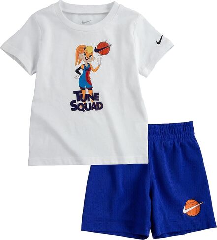 Nike Baby Boy's Space Jam Shorts Set (Toddler) Concord 2 Toddler in Saudi Arabia