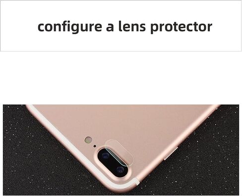 استبدال زجاج الكاميرا الخلفية من wahci متوافق مع iPhone 7 Plus وiPhone 8 Plus، مع واقي العدسة، أداة إصلاح، لا يتطلب غراء، رابطة قوية، تركيب سهل وسريع in Saudi Arabia
