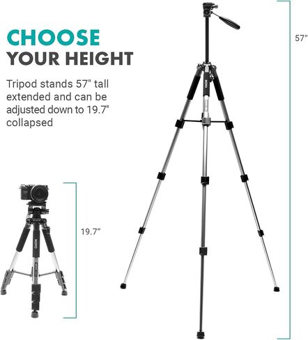 Movo iVlog1-IP Vlogging Kit for iPhone 15 and up with Fullsize Tripod - USB-C Compatible Vlog Kit - Accessories: Shotgun Mic, Tripods, LED Light, Wide-Angle Lens for YouTube Starter Kit in Saudi Arabia