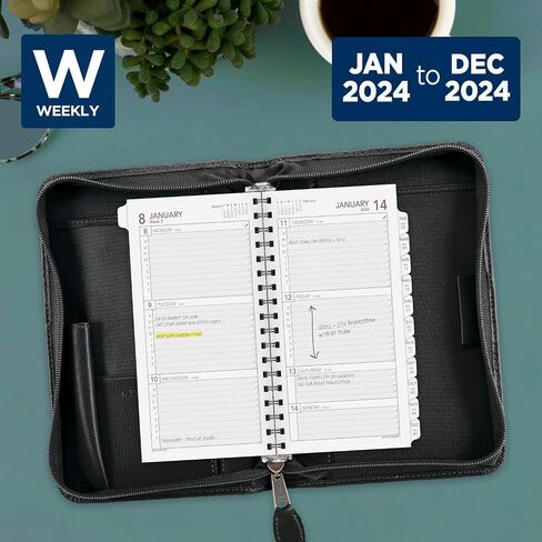 AT-A-GLANCE 2025 Planner Refill, Weekly, 3-3/4" x 6-3/4", Portable Size, Loose-Leaf (063-285Y) in Saudi Arabia
