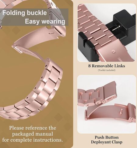 Galaxy Watch Ultra Bands,No Gap Metal Stainless Steel Band Strap Wistband for Samsung Galaxy Watch 7 Ultra Band 47mm Men Women in Saudi Arabia