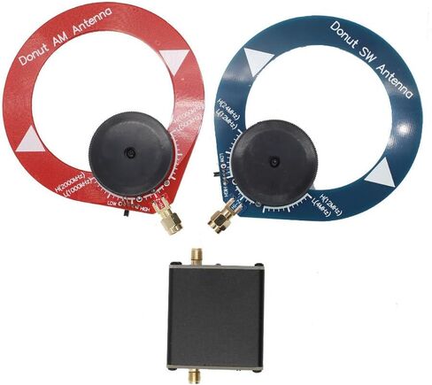 GOOZEEZZOO تحويل مكبر للصوت عالي المقاومة لهوائي دونات تلسكوب هوائي سوط هوائي قضيب مغناطيسي لجهاز استقبال راديو SDR اللاسلكي 800 مللي أمبير في الساعة in Kuwait