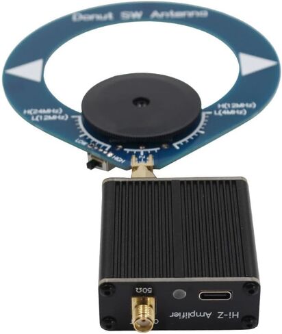 GOOZEEZZOO تحويل مكبر للصوت عالي المقاومة لهوائي دونات تلسكوب هوائي سوط هوائي قضيب مغناطيسي لجهاز استقبال راديو SDR اللاسلكي 800 مللي أمبير في الساعة in Kuwait