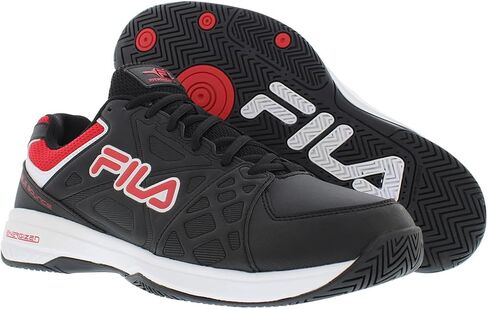 حذاء Fila للرجال ذو الارتداد المزدوج 3، اللون: أبيض/Fnvy/فريد، الحجم: 13 (1PM00601-125-13) in Saudi Arabia