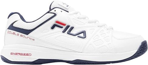 حذاء Fila للرجال ذو الارتداد المزدوج 3، اللون: أبيض/Fnvy/فريد، الحجم: 13 (1PM00601-125-13) in Saudi Arabia
