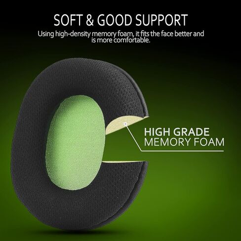 Krone Kalpasmos Cooling-Gel Replacement Earpads - Instant-Chill Cushions for Turtle Beach Stealth 700/600/520 and Audio Technica ATH-M50X/M40X/M30X & More in Kuwait