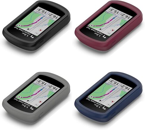 متوافق مع غطاء حماية حافظة Garmin Edge Explore 2، غطاء حماية من السيليكون الناعم وغطاء ممتص للصدمات لملحقات كمبيوتر الدراجة Garmin Edge Explore2 (4 عبوات A) in Saudi Arabia