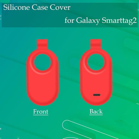 مجموعة مكونة من 4 قطع من غطاء السيليكون لهاتف Galaxy SmartTag2 (أسود + أحمر + كحلي + رمادي) in Saudi Arabia
