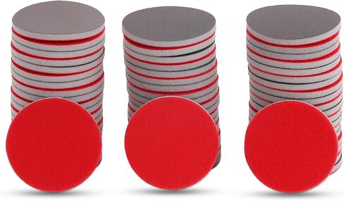 60 Pcs Sanding Disc Set,3 Inch Round Sponge Sandpaper Include 1200,2000,3000 Grits 20 Pieces Each for Polishing and Polishing of Woodworking Furniture, Metal Jade, etc in Saudi Arabia