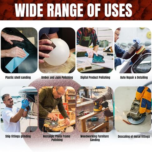60 Pcs Sanding Disc Set,3 Inch Round Sponge Sandpaper Include 1200,2000,3000 Grits 20 Pieces Each for Polishing and Polishing of Woodworking Furniture, Metal Jade, etc in Saudi Arabia