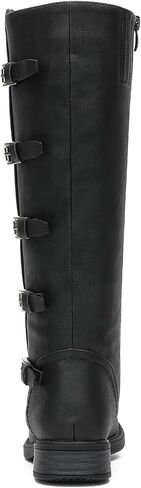 GLOBALWIN Women's Knee High Boots Horseback Riding Tall Boots For Women With Low Heel Comforable For Walking in Kuwait