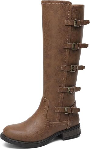 GLOBALWIN Women's Knee High Boots Horseback Riding Tall Boots For Women With Low Heel Comforable For Walking in Kuwait