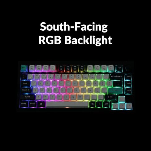 Keychron Q1 Max RGB QMK/VIA Custom Mechanical Keyboard, Hot-Swappable Full Metal Programmable Knob with Gateron Jupiter Banana Switch, 2.4 GHz/Bluetooth/Wired Gaming Keyboard for Mac Windows Linux in Saudi Arabia
