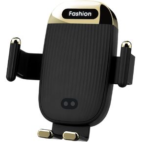 Wireless Car Charger Mount,15W Qi Fast Charger, Wireless Car Charger Smart Sensor Air Vent, Automatic Clamping Phone Holder for iPhone 13/12/11//XS/XR/8, Samsung S22/S21/S20/Note 20, etc (Black)