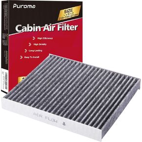 2 Pack Cabin Air Filter with Activated Carbon, Replacement for CP157, CF12157, Select Lexus, Mazda, Subaru and Toyota Avalon, Camry, Corolla, Highlander, Prius, RAV4, Sienna, Venza
