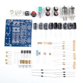 Oumefar 6J1 Vacuum Electron Tube Valve Preamp, Tube Amplifier Kit Amplifier Electronic DIY Kit, Amplifier Board Headphone Amp Parts Preamplifier Musical Fidelity Kit