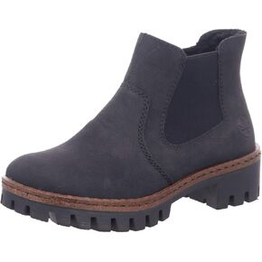 Rieker 71242-15 PEERBUCK Navy Womens Lace Up Boots