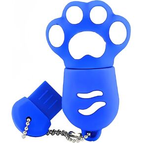 128GB USB 3.0 Flash Drive Cartoon Novelty Cute Cat Memory Stick Silicone Rubber Ainmal Pendrive White, 128GB-whitecat3.0 in Kuwait