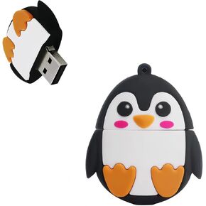 128GB USB 3.0 Flash Drive Cartoon Novelty Cute Cat Memory Stick Silicone Rubber Ainmal Pendrive White, 128GB-whitecat3.0