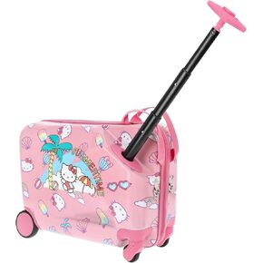 FUL Hello Kitty 21 Inch Kids Carry On Luggage, Hardshell Rolling Suitcase with Spinner Wheels, Multi