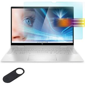 Anti Blue Light Screen Protector for 15.6" HP Envy x360 2-in-1 Touch Laptop Model 15-fh 15-fh0013dx 15-fh0023dx 15-fe 15-fe0053dx 15-fe0013dx 15-fe0097nr 2023 Series, Eye Protection Anti Glare Filter