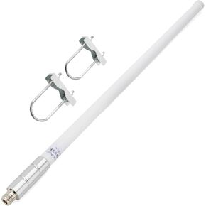 HYS Long Range Outdoor 868Mhz WiFi Omni Antenna High Gain 6.5dBi Antenna with N Female Connector for 868Mhz Signal Amplifier