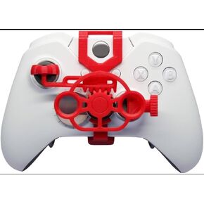 For Xbox ONE X/S/Elite Racing Games Mini Steering Wheel Auxiliary Controller, Game Joystick Racing Games Simulator Gamepad (red)