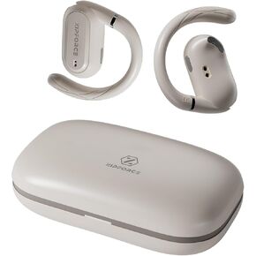 ZIPFORCE True Wireless Earbuds, Open-Ear Bluetooth 5.3 Headphones 4-Mics ENC Clear Call, OWS Bluetooth Earbuds Touch Control, IPX6 Waterproof TWS, Light-Weight Earphones