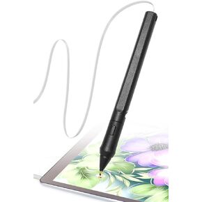 Pressure Sensitive Smart Stylus Pen with Palm Rejection and Shortcut Button. Battery-Less. Compatible with Apple iPad/iPhone/Android/Switch/Chromebook (Blue)