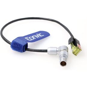 Eonvic Cat7 Ethernet Cable Teradek COLR Data Cable Rotatable 10-Pin Right Angle to RJ45 Ethernet Cable for ARRI Alexa Mini Camera