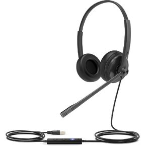 YeaLink UH34 Noise Canceling Mono On-Ear Headset, MT Certified in Saudi Arabia