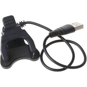 USB Port Compatibility Backup Chargers, 2-Pin 3mm Clip Type Charging Cable USB Charger Adaptor for Child Smart Watch Wristbands Black