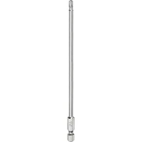 HARFINGTON T27 Security Torx Bit 1/4" Hex Shank 6" Long S2 Steel Magnetic Tamper Resistant Star Bits Screwdriver Torx Head with Hole for Driver Drill Bits Remove Fastening Screws