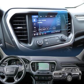 LFOTPP 2017-2020 2021 2022 GMC Acadia 8-Inch IntelliLink Car Navigation Screen Protector, Clear Tempered Glass Infotainment Display In-Dash Center Touch Screen Protector 8-Inch