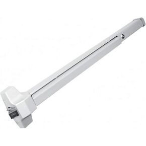Seco-Larm SD-962AR-36A Rim-Type Exit Device for Exit Doors, Push-to-Exit Bar, Reversible, Non-Handed Design, Stainless-steel 3/4" Throw Latch Bolt