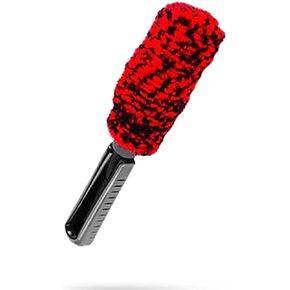 Wheel Cleaning Brushes - Wheel Brushes for Cleaning Wheels - Soft Car Rim Cleaning Brushes Car Detail Wheel Brush (Angled Wheel Cleaning Brush)