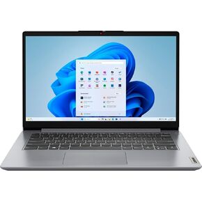 NewLenovo Ideapad 1 كمبيوتر محمول للأعمال والطلاب - شاشة لمس 15.6 بوصة FHD_Intel_Core i3-1215U 8 جيجا رام 256 جيجا SSD.Intel.UHD Graphics Webcam USB-C Wi-Fi 6 Blue.tooth Windows 11 Home in S mode Gray