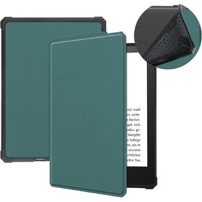 for Amazon Kindle Paperwhite 11th Generation(2021 Release) Smart Cover,Ultra Slim Folio Lightweight with Auto Sleep/Wake Up Leather Case for New Paperwhite 11th Gen 6.8" inch (Hard-Black)