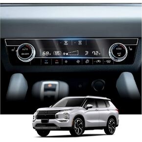 Ruiya Fit 2024 Mitsubishi Outlander Screen Protector for Mitsubishi Outlander 2024 Accessories Plastic Air Conditioner Nano Films Compatible with 2022 2023 2024 2025 Mitsubishi Outlander(2Packs)