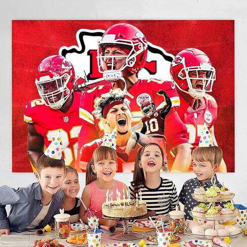 Background Football Birthday Decorations, Football Happy Birthday Banner Backdrop for Birthday Party Supplies (5x3ft) in Saudi Arabia