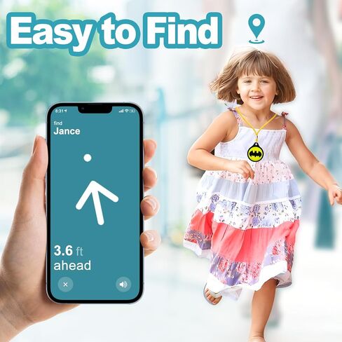 حامل Airtag للأطفال 4 عبوات، حامل قلادة لطيف على شكل علامة هوائية مع حبل قابل للتعديل، حامل سلسلة مفاتيح Airtag مضاد للفقد، غطاء متين من السيليكون AirTag غطاء مخفي للأطفال / البالغين / المفتاح / الحيوانات الأليفة، أسود + أصفر in Saudi Arabia