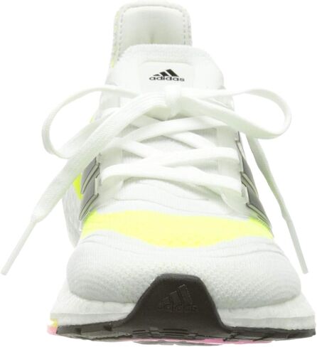 adidas Women's Ultraboost 21 W Running Shoe, FTWR White Core Black Solar Yellow, 5.5 in Saudi Arabia