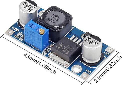 5 PCS LM2596 DC to DC Buck Converter 3.0-40V to 1.5-35V Power Supply Step Down Module (5X) in Saudi Arabia