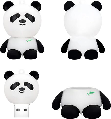 128GB USB 3.0 Flash Drive Cartoon Novelty Cute Cat Memory Stick Silicone Rubber Ainmal Pendrive White, 128GB-whitecat3.0 in Kuwait