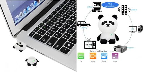 128GB USB 3.0 Flash Drive Cartoon Novelty Cute Cat Memory Stick Silicone Rubber Ainmal Pendrive White, 128GB-whitecat3.0 in Kuwait