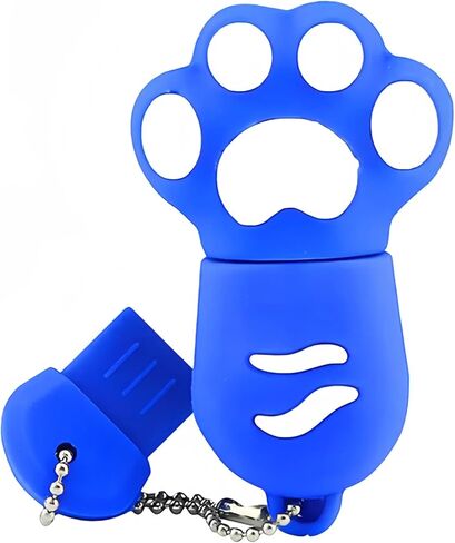 128GB USB 3.0 Flash Drive Cartoon Novelty Cute Cat Memory Stick Silicone Rubber Ainmal Pendrive White, 128GB-whitecat3.0 in Kuwait