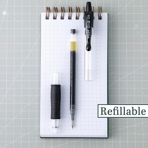 Pilot, G2 Premium Gel Roller Pens, Extra Fine Point 0.5 mm, Pack of 4, Black in Saudi Arabia
